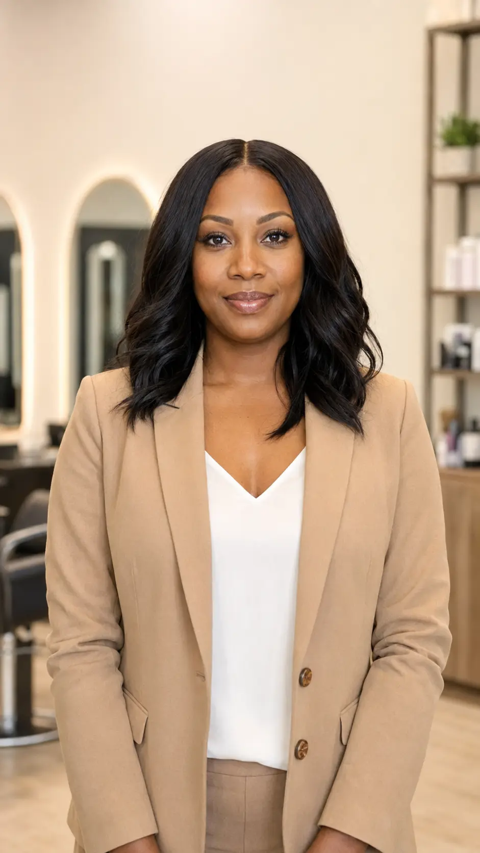 Beauty salon owner seeking professional website design and local SEO